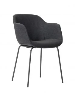 Westwing Collection Armlehnstuhl Fiji mit schmaler Sitzschale, B 58 x T 56 cm