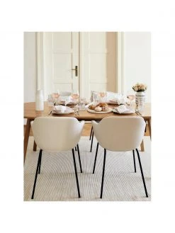 Westwing Collection Armlehnstuhl Fiji mit schmaler Sitzschale, B 58 x T 56 cm -Esszimmer Verkäufe Armlehnstuhl Fiji mit schmaler Sitzschale 8