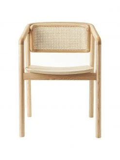 Westwing Collection Armlehnstuhl Gali mit Wiener Geflecht, naturbelassen, B 56 x T 55 cm -Esszimmer Verkäufe Armlehnstuhl Gali mit Wiener Geflecht naturbelassen 4