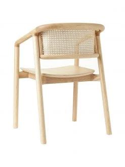 Westwing Collection Armlehnstuhl Gali mit Wiener Geflecht, naturbelassen, B 56 x T 55 cm -Esszimmer Verkäufe Armlehnstuhl Gali mit Wiener Geflecht naturbelassen 5