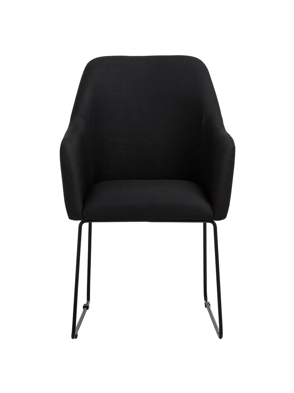 Westwing Collection Armlehnstuhl Isla in Schwarz, B 60 x T 62 cm 7 Westwing Collection Armlehnstuhl Isla in Schwarz, B 60 x T 62 cm – Bild 5