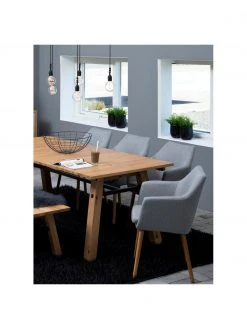 Armlehnstuhl Nora mit Holzbeinen, B 58 x T 58 cm -Esszimmer Verkäufe Armlehnstuhl Nora mit Holzbeinen 9