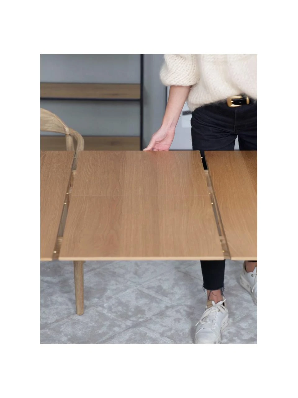 Rowico Ausziehbarer Esstisch Cirrus, 190 - 235 x 90 cm, B 190 bis 235 x T 90 cm 5 Rowico Ausziehbarer Esstisch Cirrus, 190 - 235 x 90 cm, B 190 bis 235 x T 90 cm – Bild 3