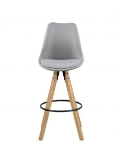 Barstühle Dima in Hellgrau, 2 Stück, B 49 x H 112 cm -Esszimmer Verkäufe Barstuhle Dima in Hellgrau 2 Stuck 2