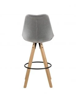 Barstühle Dima in Hellgrau, 2 Stück, B 49 x H 112 cm -Esszimmer Verkäufe Barstuhle Dima in Hellgrau 2 Stuck 3