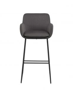 Barstühle Lisa in Grau, 2 Stück, B 52 x H 100 cm -Esszimmer Verkäufe Barstuhle Lisa in Grau 2 Stuck 3