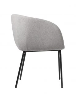 Westwing Collection Bouclé-Cocktailsessel Alani in Hellgrau, B 51 x H 78 cm 12 Westwing Collection Bouclé-Cocktailsessel Alani in Hellgrau, B 51 x H 78 cm -Esszimmer Verkäufe Boucle Cocktailsessel Alani in Hellgrau 4