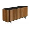 Design-Sideboard Linea mit T&uuml;ren und Eichenholzfurnier, B 159 x H 74 cm -Esszimmer Verkäufe Design Sideboard Linea mit Turen und Eichenholzfurnier