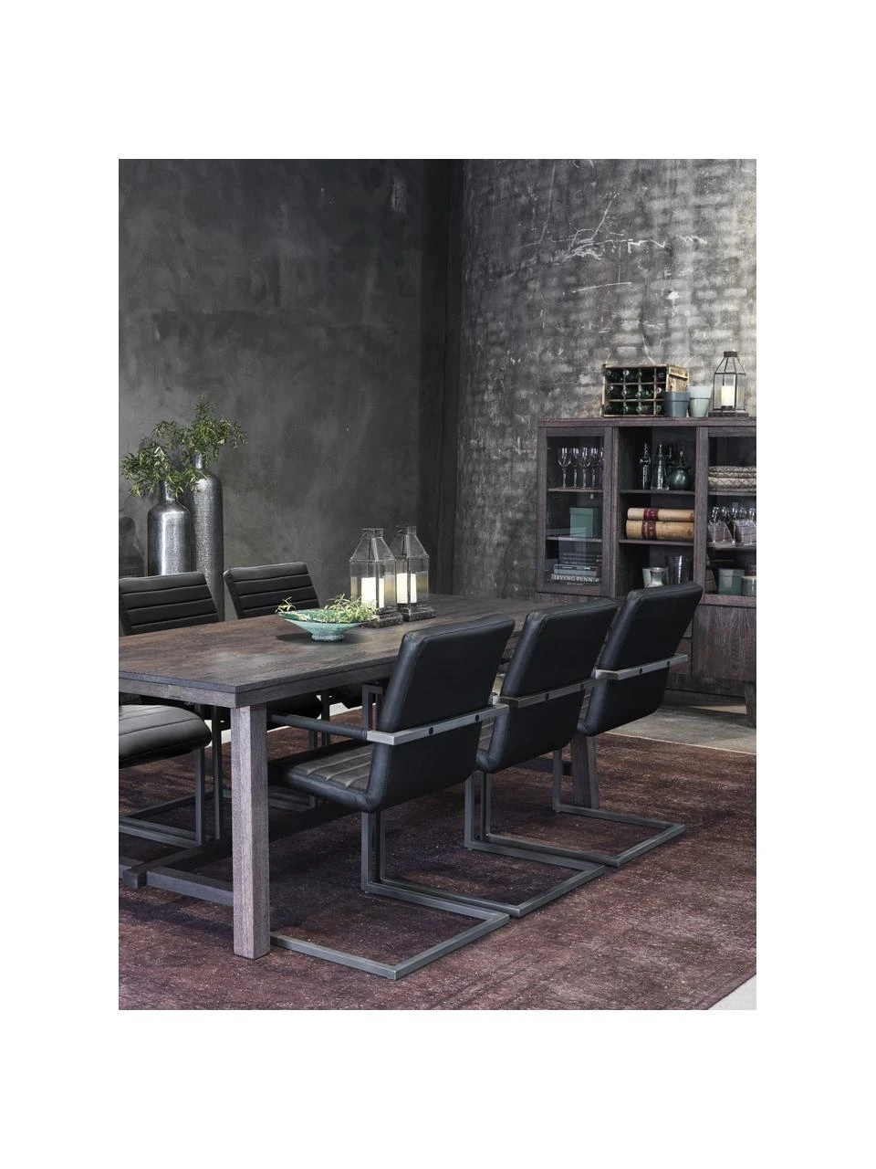 Rowico Esstisch Brooklyn mit Massivholzplatte, 220 x 95 cm, B 220 x T 95 cm 4 Rowico Esstisch Brooklyn mit Massivholzplatte, 220 x 95 cm, B 220 x T 95 cm – Bild 2