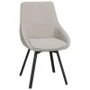 Rowico Gepolsteter Drehstuhl Alison in Greige mit Metall-Beinen, B 51 x T 57 cm 1 Rowico Gepolsteter Drehstuhl Alison in Greige mit Metall-Beinen, B 51 x T 57 cm -Esszimmer Verkäufe Gepolsteter Drehstuhl Alison in Greige mit Metall Beinen