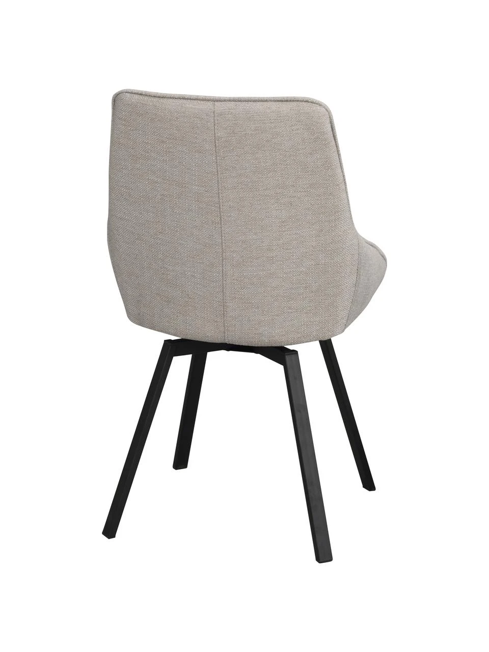 Rowico Gepolsteter Drehstuhl Alison in Greige mit Metall-Beinen, B 51 x T 57 cm 7 Rowico Gepolsteter Drehstuhl Alison in Greige mit Metall-Beinen, B 51 x T 57 cm – Bild 5