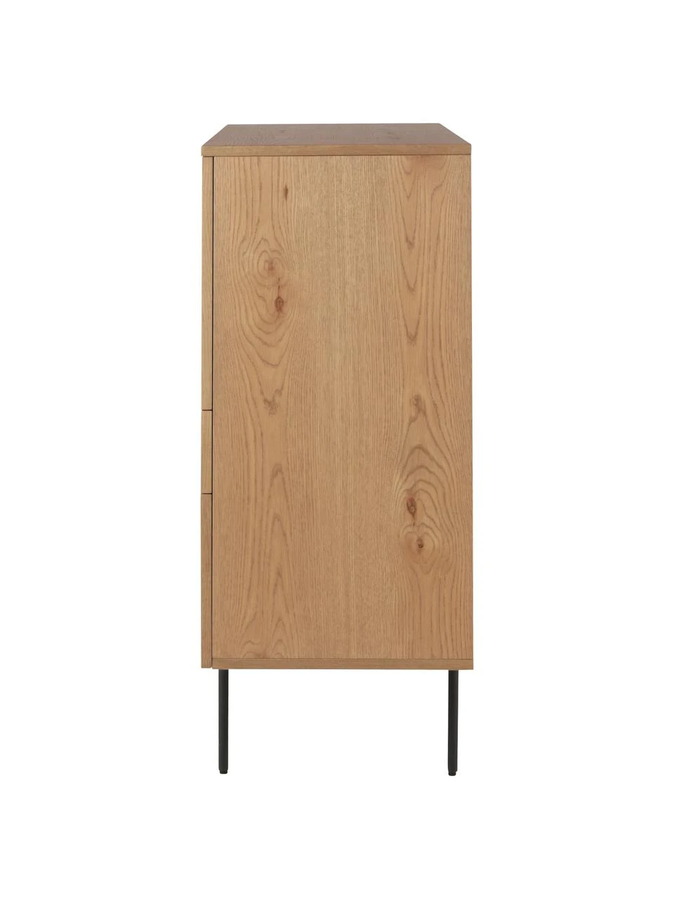 Highboard Allure mit Schublade und Türen aus Eichenholzfurnier, B 100 x H 120 cm 6 Highboard Allure mit Schublade und Türen aus Eichenholzfurnier, B 100 x H 120 cm – Bild 4