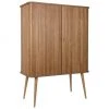 Zuiver Highboard Barbier mit Schiebet&uuml;r und geriffelter Front, B 100 x H 140 cm -Esszimmer Verkäufe Highboard Barbier mit Schiebetur und geriffelter Front