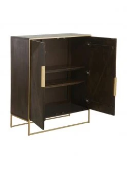 Westwing Collection Highboard Harry aus massivem Mangoholz, B 100 x H 120 cm 13 Westwing Collection Highboard Harry aus massivem Mangoholz, B 100 x H 120 cm -Esszimmer Verkäufe Highboard Harry aus massivem Mangoholz 5