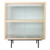 HKliving Highboard Oli mit Glas-Schiebetüren, B 80 x H 89 cm 1 HKliving Highboard Oli mit Glas-Schiebetüren, B 80 x H 89 cm -Esszimmer Verkäufe Highboard Oli mit Glas Schiebeturen