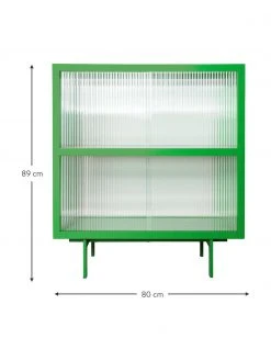 HKliving Highboard Oli mit Glas-Schiebet&uuml;ren, B 80 x H 89 cm -Esszimmer Verkäufe Highboard Oli mit Glas Schiebeturen 8