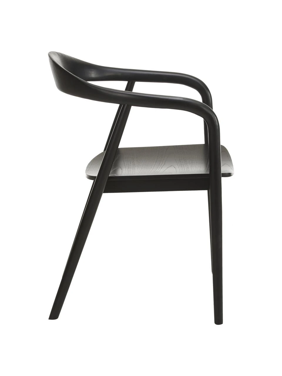 Westwing Collection Holz-Armlehnstuhl Angelina in Schwarz, B 57 x H 80 cm 8 Westwing Collection Holz-Armlehnstuhl Angelina in Schwarz, B 57 x H 80 cm – Bild 6