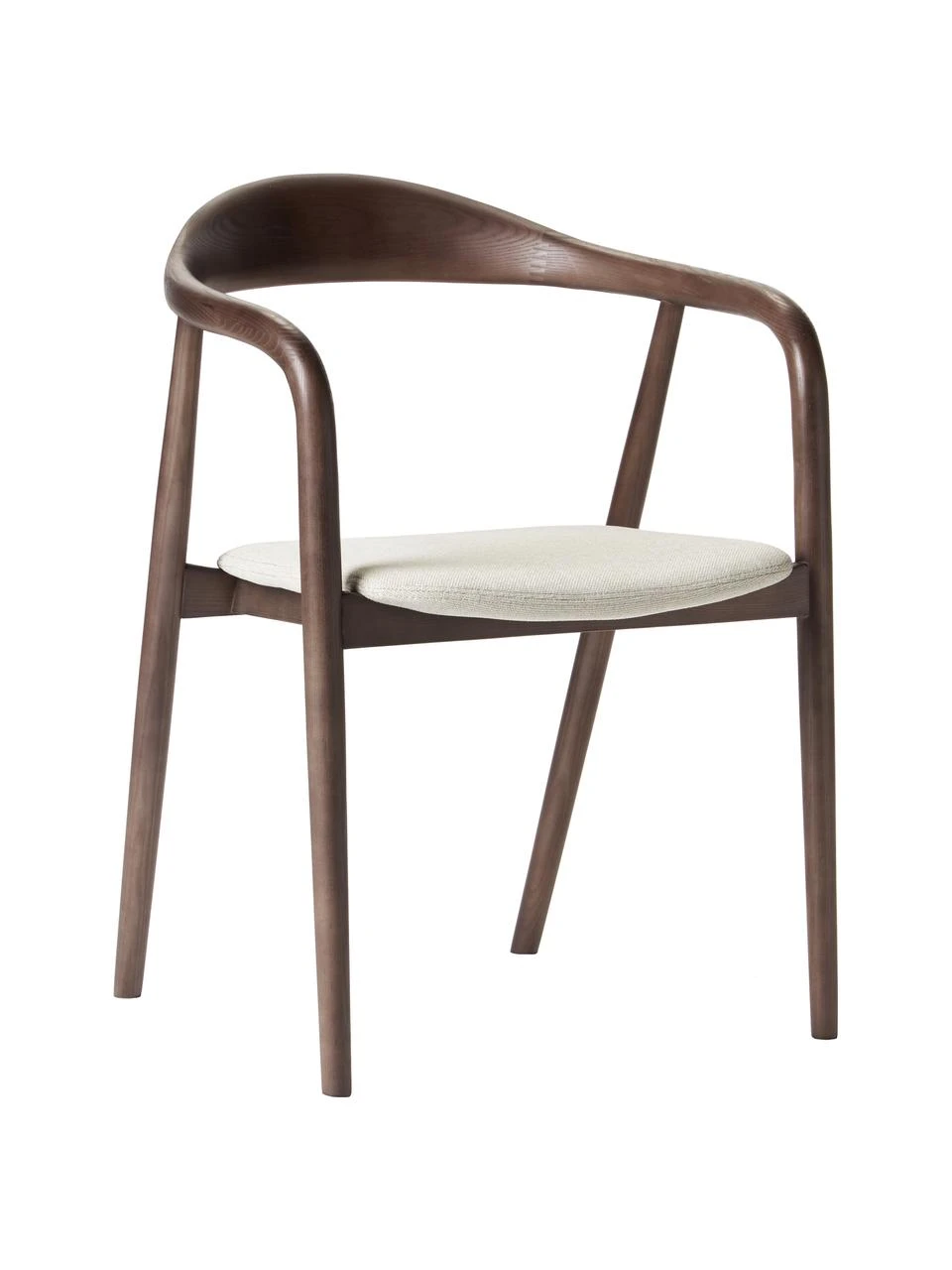 Westwing Collection Holz-Armlehnstuhl Angelina mit Sitzpolster, B 57 x H 80 cm 3 Westwing Collection Holz-Armlehnstuhl Angelina mit Sitzpolster, B 57 x H 80 cm