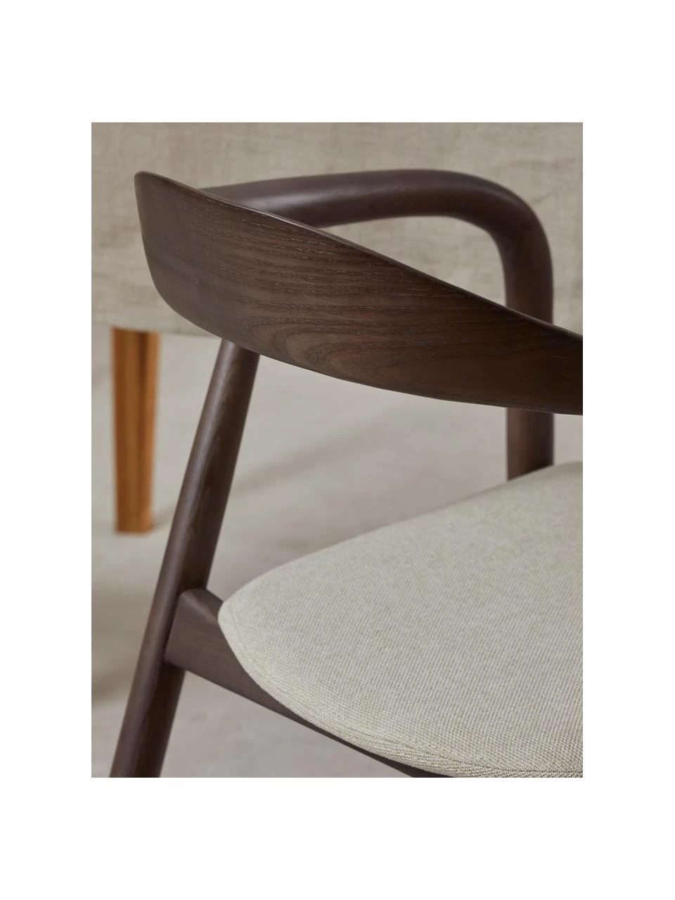 Westwing Collection Holz-Armlehnstuhl Angelina mit Sitzpolster, B 57 x H 80 cm 6 Westwing Collection Holz-Armlehnstuhl Angelina mit Sitzpolster, B 57 x H 80 cm – Bild 4