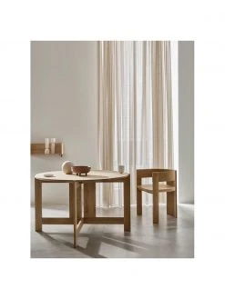 Kristina Dam Holz-Armlehnstuhl Collector, B 51 x T 51 cm -Esszimmer Verkäufe Holz Armlehnstuhl Collector 2