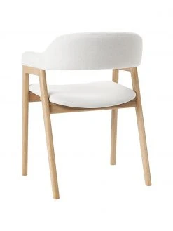 Westwing Collection Holz-Armlehnstuhl Santiano mit Polsterung, B 58 x T 58 cm -Esszimmer Verkäufe Holz Armlehnstuhl Santiano mit Polsterung 4