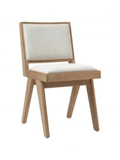 Westwing Collection Holzstuhl Sissi mit Polsterung, B 46 x T 56 cm