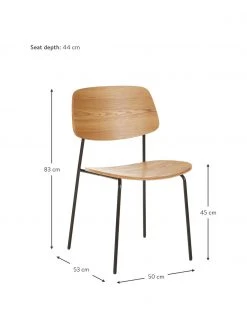 Westwing Collection Holzst&uuml;hle Nadja, 2 St&uuml;ck, B 50 x T 53 cm -Esszimmer Verkäufe Holzstuhle Nadja 2 Stuck 9