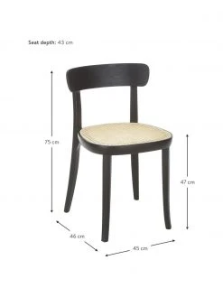 Westwing Collection Holzst&uuml;hle Richie mit Wiener Geflecht, 2 St&uuml;ck, B 45 x H 75 cm -Esszimmer Verkäufe Holzstuhle Richie mit Wiener Geflecht 2 Stuck 10