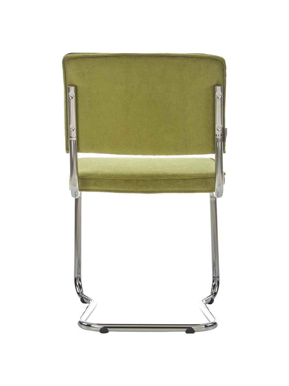 Zuiver Kordsamt-Freischwinger Kink in Olive, B 48 x T 48 cm 8 Zuiver Kordsamt-Freischwinger Kink in Olive, B 48 x T 48 cm – Bild 6