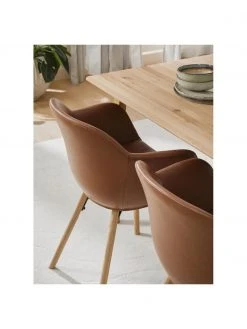 Westwing Collection Kunstleder-Armlehnstuhl Fiji mit schmaler Sitzschale, B 59 x H 84 cm -Esszimmer Verkäufe Kunstleder Armlehnstuhl Fiji mit schmaler Sitzschale 8