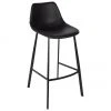 Dutchbone Kunstleder-Barstuhl Franky in Schwarz, B 50 x H 106 cm -Esszimmer Verkäufe Kunstleder Barstuhl Franky in Schwarz
