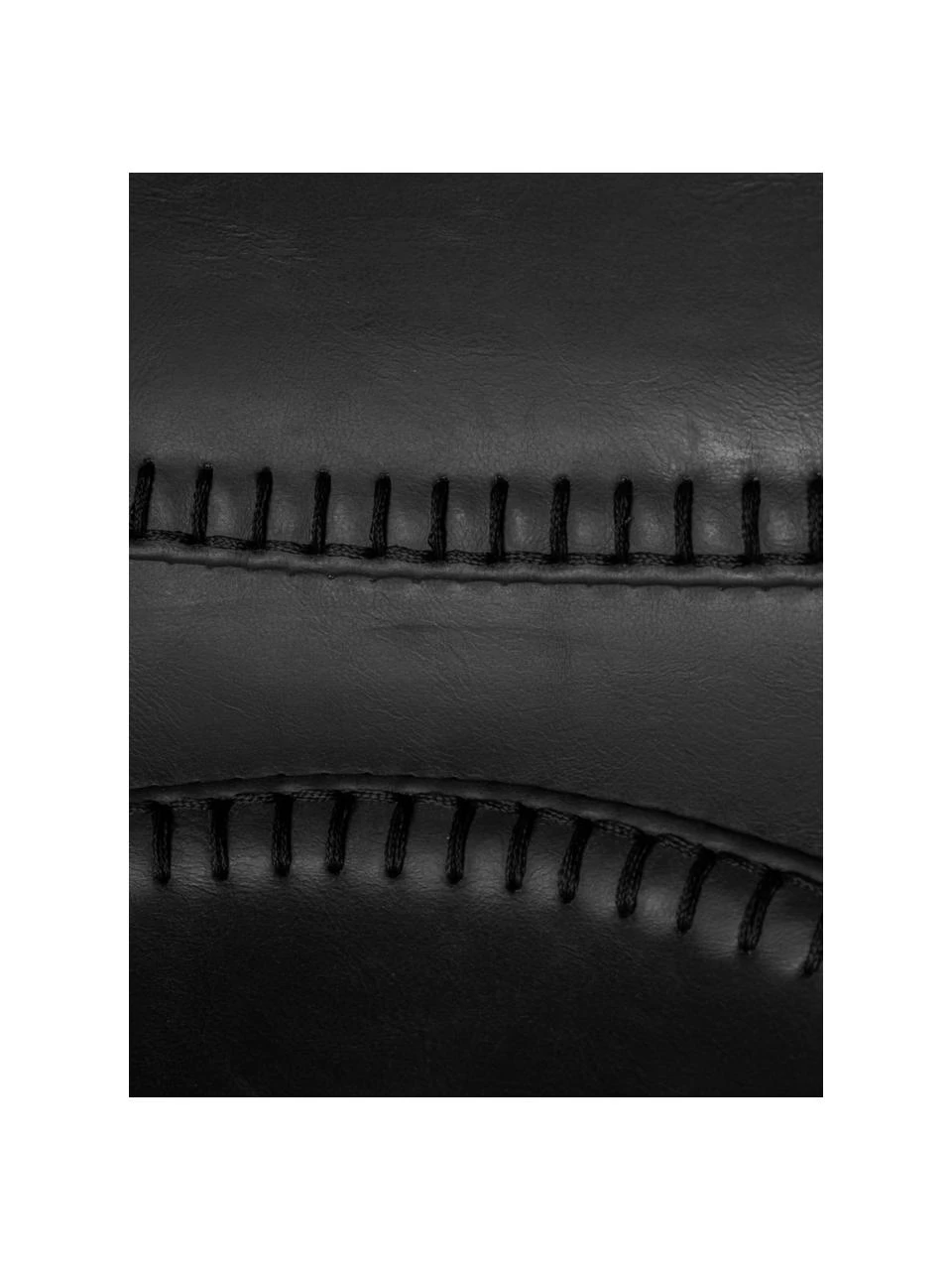 Dutchbone Kunstleder-Barstuhl Franky in Schwarz, B 50 x H 106 cm 8 Dutchbone Kunstleder-Barstuhl Franky in Schwarz, B 50 x H 106 cm – Bild 6