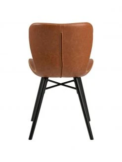 Kunstleder-Polsterst&uuml;hle Batilda in Cognac, 2 St&uuml;ck, B 47 x T 53 cm -Esszimmer Verkäufe Kunstleder Polsterstuhle Batilda in Cognac 2 Stuck 11