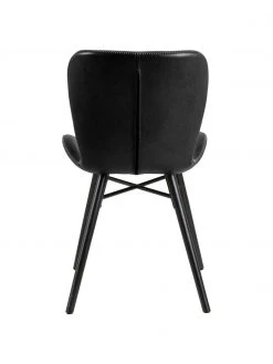 Kunstleder-Polsterst&uuml;hle Batilda in Schwarz, 2 St&uuml;ck, B 47 x T 53 cm -Esszimmer Verkäufe Kunstleder Polsterstuhle Batilda in Schwarz 2 Stuck 5