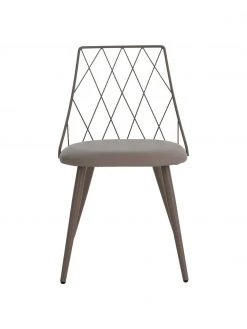 Kunstleder-St&uuml;hle Addie in Taupe, 2 St&uuml;ck, B 49 x T 49 cm -Esszimmer Verkäufe Kunstleder Stuhle Addie in Taupe 2 Stuck 3