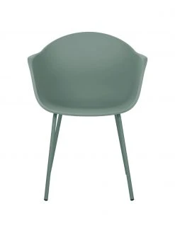 Westwing Collection Kunststoff-Armlehnstuhl Claire mit Metallbeinen, B 60 x T 54 cm -Esszimmer Verkäufe Kunststoff Armlehnstuhl Claire mit Metallbeinen 15