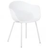 Westwing Collection Kunststoff-Armlehnstuhl Claire mit Metallbeinen, B 60 x T 54 cm 2 Westwing Collection Kunststoff-Armlehnstuhl Claire mit Metallbeinen, B 60 x T 54 cm -Esszimmer Verkäufe Kunststoff Armlehnstuhl Claire mit Metallbeinen 18