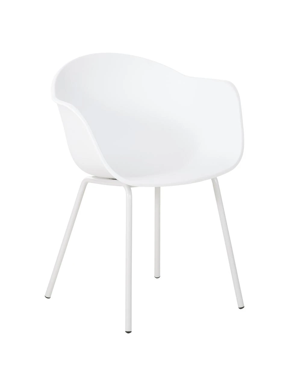 Westwing Collection Kunststoff-Armlehnstuhl Claire mit Metallbeinen, B 60 x T 54 cm 3 Westwing Collection Kunststoff-Armlehnstuhl Claire mit Metallbeinen, B 60 x T 54 cm