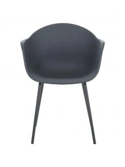 Westwing Collection Kunststoff-Armlehnstuhl Claire mit Metallbeinen, B 60 x T 54 cm -Esszimmer Verkäufe Kunststoff Armlehnstuhl Claire mit Metallbeinen 27