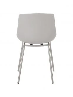 Westwing Collection Kunststoffstühle Dave mit Metallbeinen in Taupe, 2 Stück, B 46 x T 53 cm -Esszimmer Verkäufe Kunststoffstuhle Dave mit Metallbeinen in Taupe 2 Stuck 5