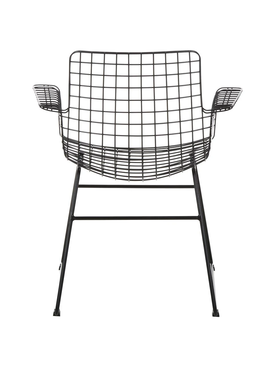 HKliving Metall-Armlehnstuhl Wire in Schwarz, B 72 x T 56 cm 8 HKliving Metall-Armlehnstuhl Wire in Schwarz, B 72 x T 56 cm – Bild 6