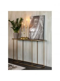 Dutchbone Metall-Konsole Zodiac in Goldfarben, B 121 x T 31 cm -Esszimmer Verkäufe Metall Konsole Zodiac in Goldfarben 3