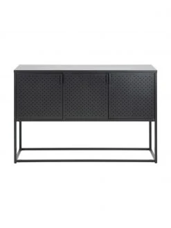 Westwing Collection Metall-Sideboard Neptun mit Türen in Schwarz, B 120 x H 80 cmNur noch 1 Artikel verfügbar 12 Westwing Collection Metall-Sideboard Neptun mit Türen in Schwarz, B 120 x H 80 cmNur noch 1 Artikel verfügbar -Esszimmer Verkäufe Metall Sideboard Neptun mit Turen in Schwarz 4