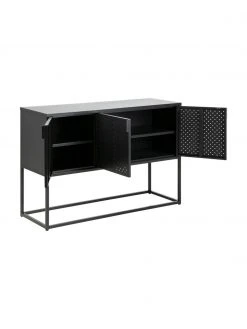 Westwing Collection Metall-Sideboard Neptun mit Türen in Schwarz, B 120 x H 80 cmNur noch 1 Artikel verfügbar 13 Westwing Collection Metall-Sideboard Neptun mit Türen in Schwarz, B 120 x H 80 cmNur noch 1 Artikel verfügbar -Esszimmer Verkäufe Metall Sideboard Neptun mit Turen in Schwarz 5