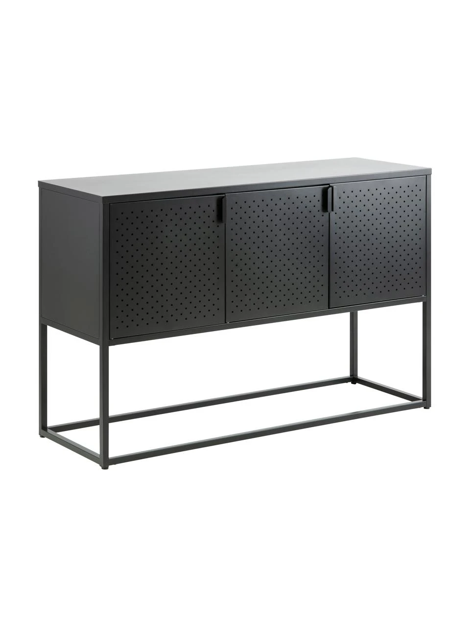 Westwing Collection Metall-Sideboard Neptun mit Türen in Schwarz, B 120 x H 80 cmNur noch 1 Artikel verfügbar 3 Westwing Collection Metall-Sideboard Neptun mit Türen in Schwarz, B 120 x H 80 cmNur noch 1 Artikel verfügbar