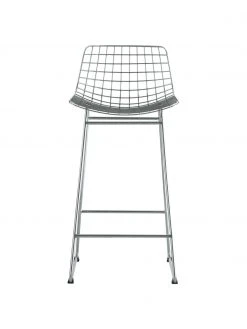 HKliving Metall-Thekenstuhl Wire in Chrom, B 56 x H 86 cm 10 HKliving Metall-Thekenstuhl Wire in Chrom, B 56 x H 86 cm -Esszimmer Verkäufe Metall Thekenstuhl Wire in Chrom 3
