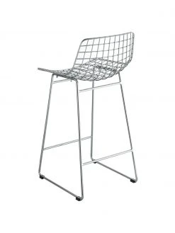 HKliving Metall-Thekenstuhl Wire in Chrom, B 56 x H 86 cm 11 HKliving Metall-Thekenstuhl Wire in Chrom, B 56 x H 86 cm -Esszimmer Verkäufe Metall Thekenstuhl Wire in Chrom 4