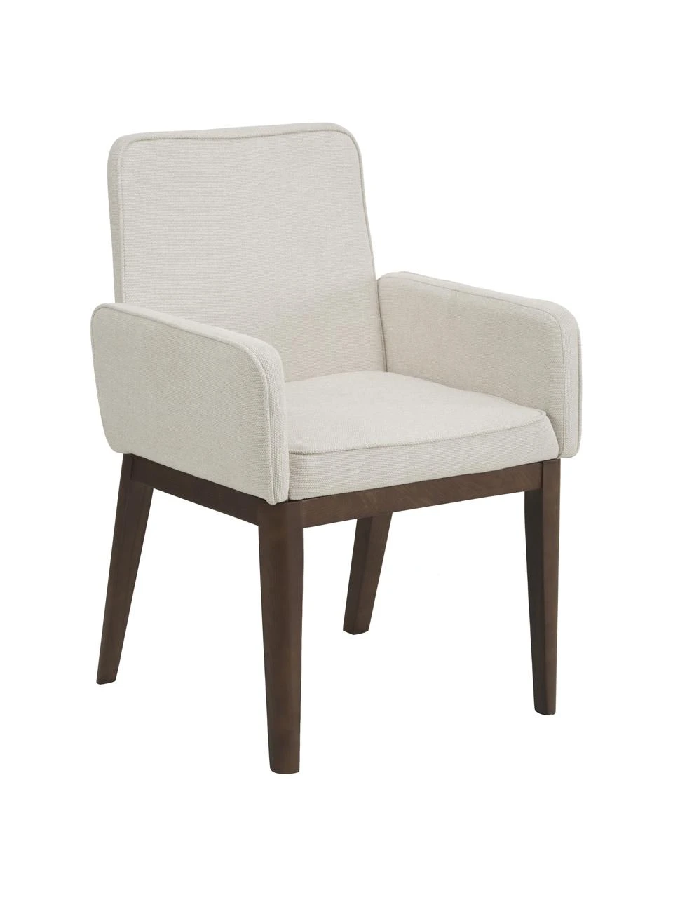 Westwing Collection Polster-Armlehnstuhl Koga in Cremeweiß, B 54 x H 86 cm 3 Westwing Collection Polster-Armlehnstuhl Koga in Cremeweiß, B 54 x H 86 cm