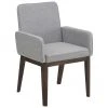 Westwing Collection Polster-Armlehnstuhl Koga in Grau, B 54 x H 86 cm 1 Westwing Collection Polster-Armlehnstuhl Koga in Grau, B 54 x H 86 cm -Esszimmer Verkäufe Polster Armlehnstuhl Koga in Grau
