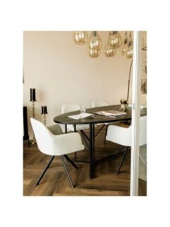 Westwing Collection Polster-Drehstuhl Lola mit Armlehne in Cremeweiß, B 58 x T 53 cm 10 Westwing Collection Polster-Drehstuhl Lola mit Armlehne in Cremeweiß, B 58 x T 53 cm -Esszimmer Verkäufe Polster Drehstuhl Lola mit Armlehne in Cremeweiss 2